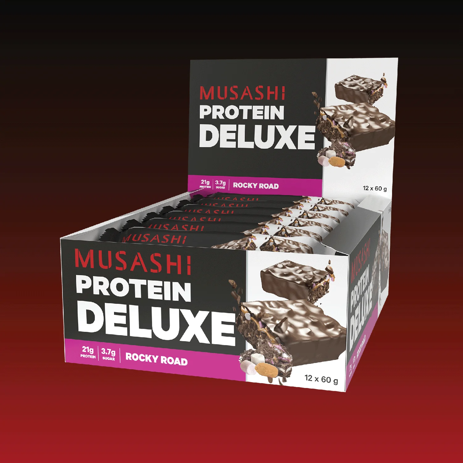 Deluxe Protein Bar 60g (Box of 12 Bars) - Image 3